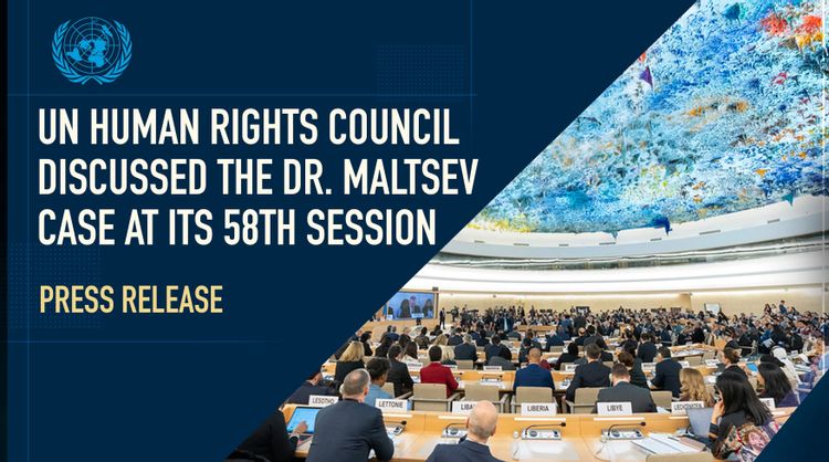 UN Human Rights Council discussed the Dr. Maltsev Case at its 58th ...
